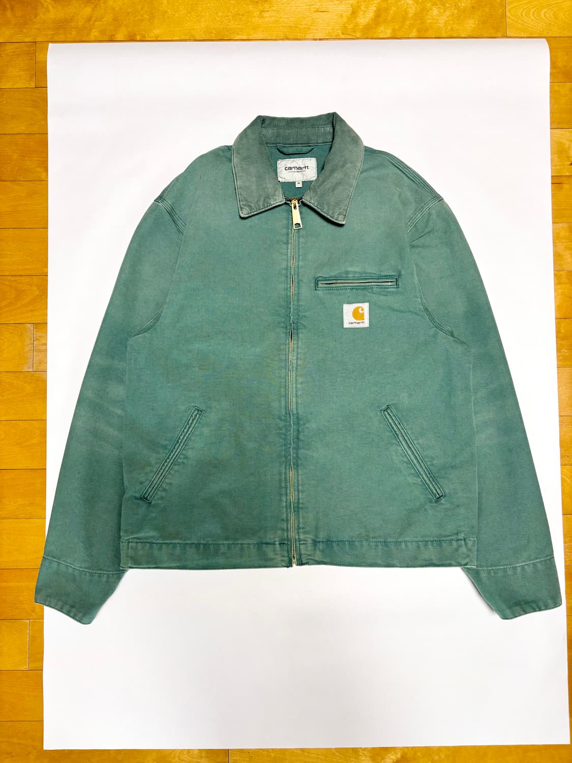 칼하트 wip 디트로이트 자켓 실버 파인/실버 파인 스톤 캔버스 상품이미지3