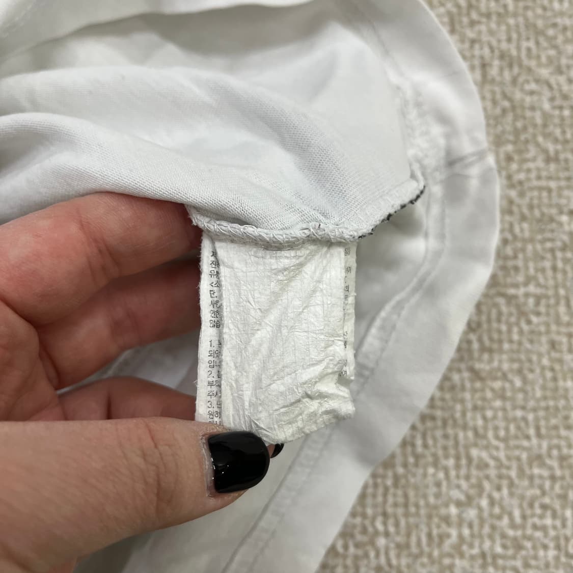 L 지프 스몰로고 반팔 티셔츠 0209M1 상품이미지3