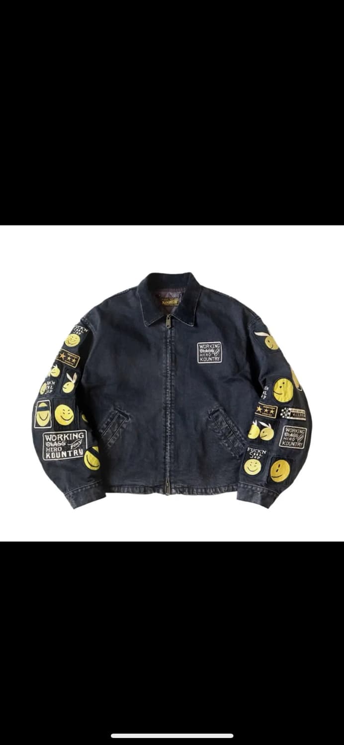 캐피탈 스마일 드리즐러 데님 자켓 상품이미지1