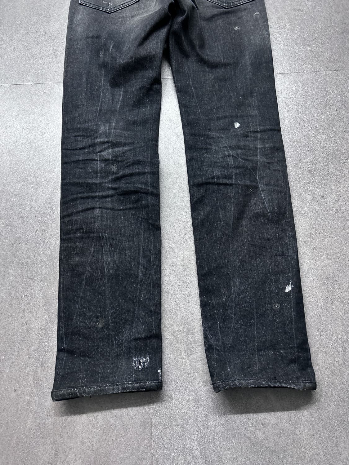 디스퀘어드2 블랙 슬림 디스트레스드 데님 상품이미지6