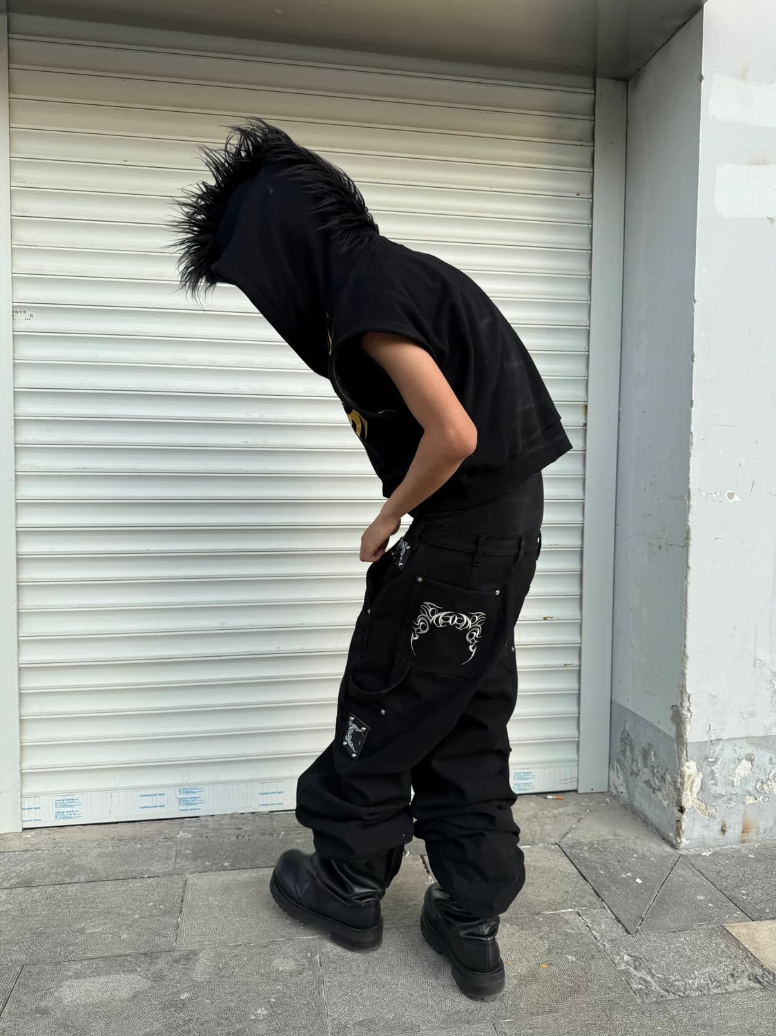 Tribal Halo Cargo Wide Pants 상품이미지5
