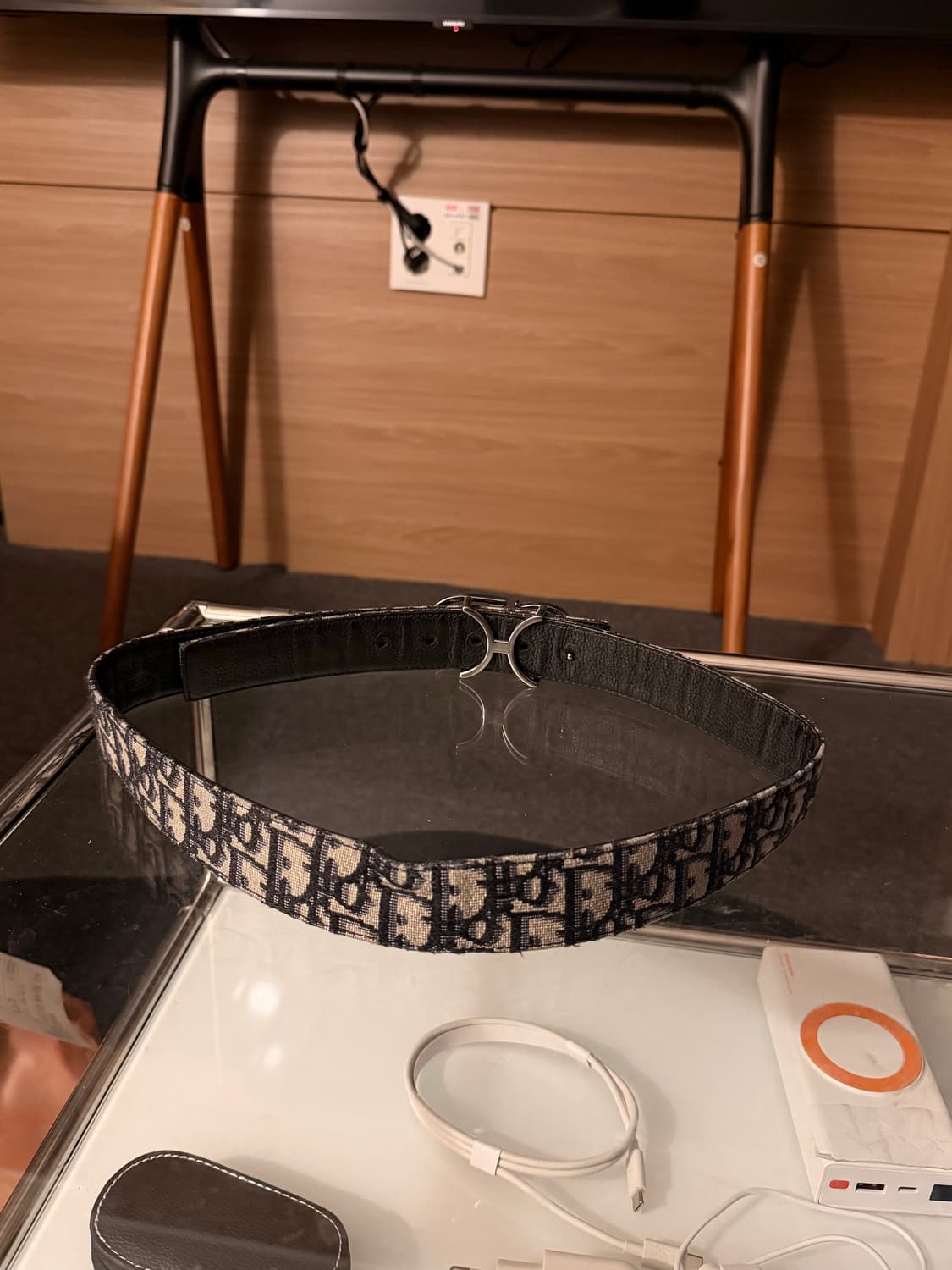 디올 오블리크 벨트 100cm 상품이미지3