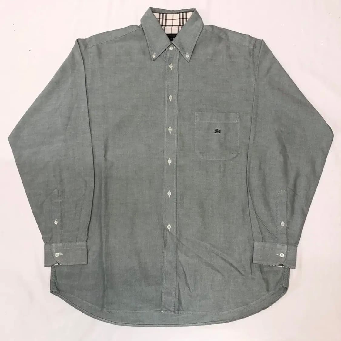 Burberry Solid Shirt (Teal) 상품이미지2