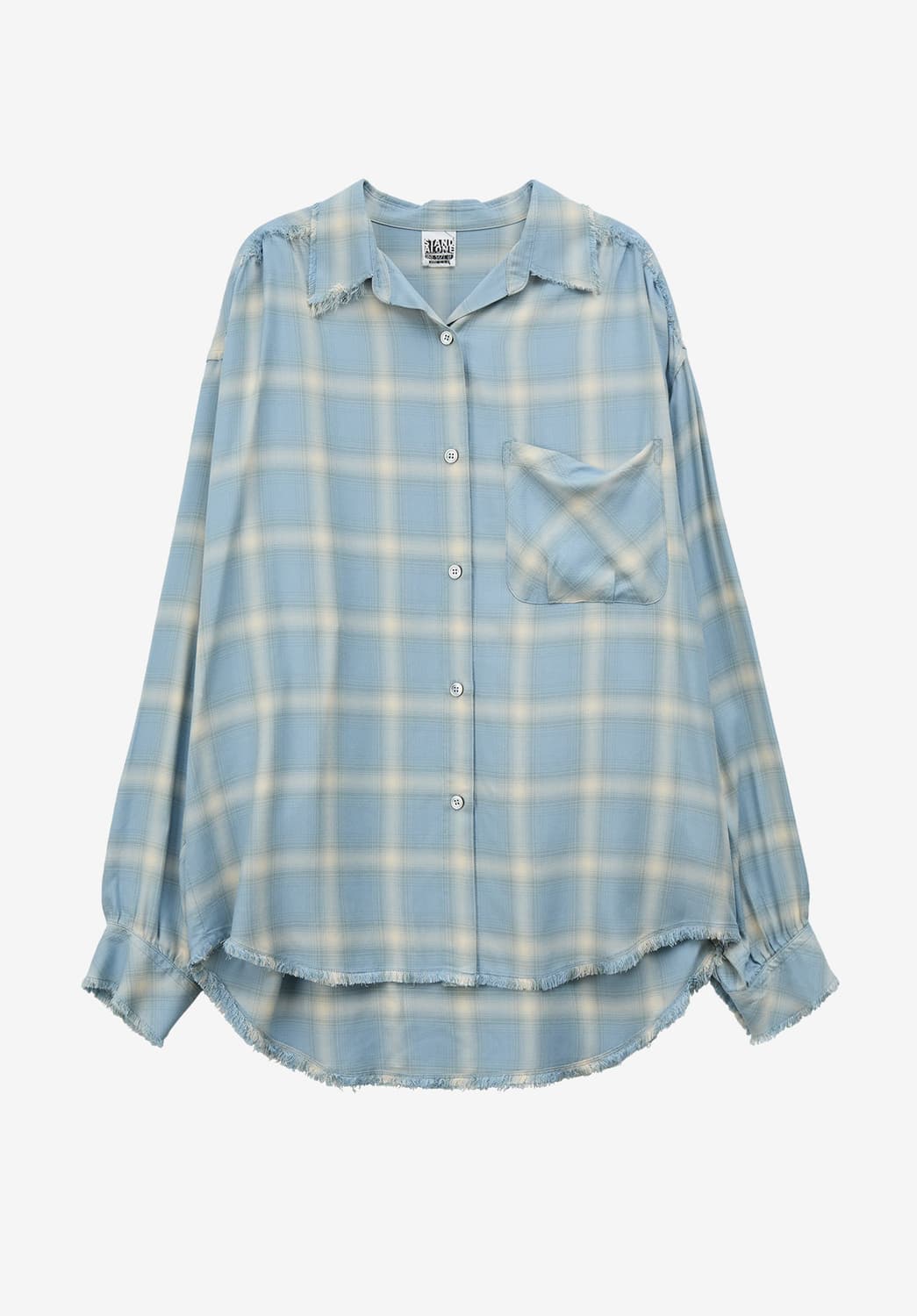 [F] standalone 옴브레 셔츠 크러쉬착용 상품이미지1