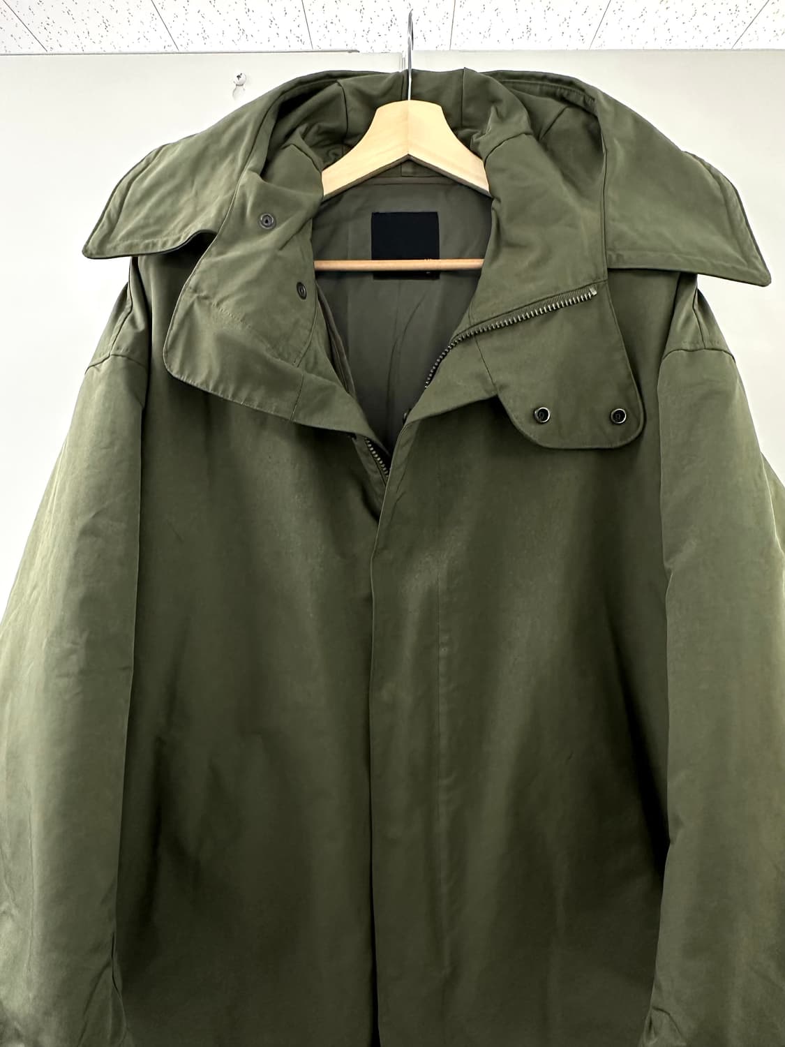 LAD MUSICIAN 피쉬테일 후드 코트 (카키, L) 상품이미지2