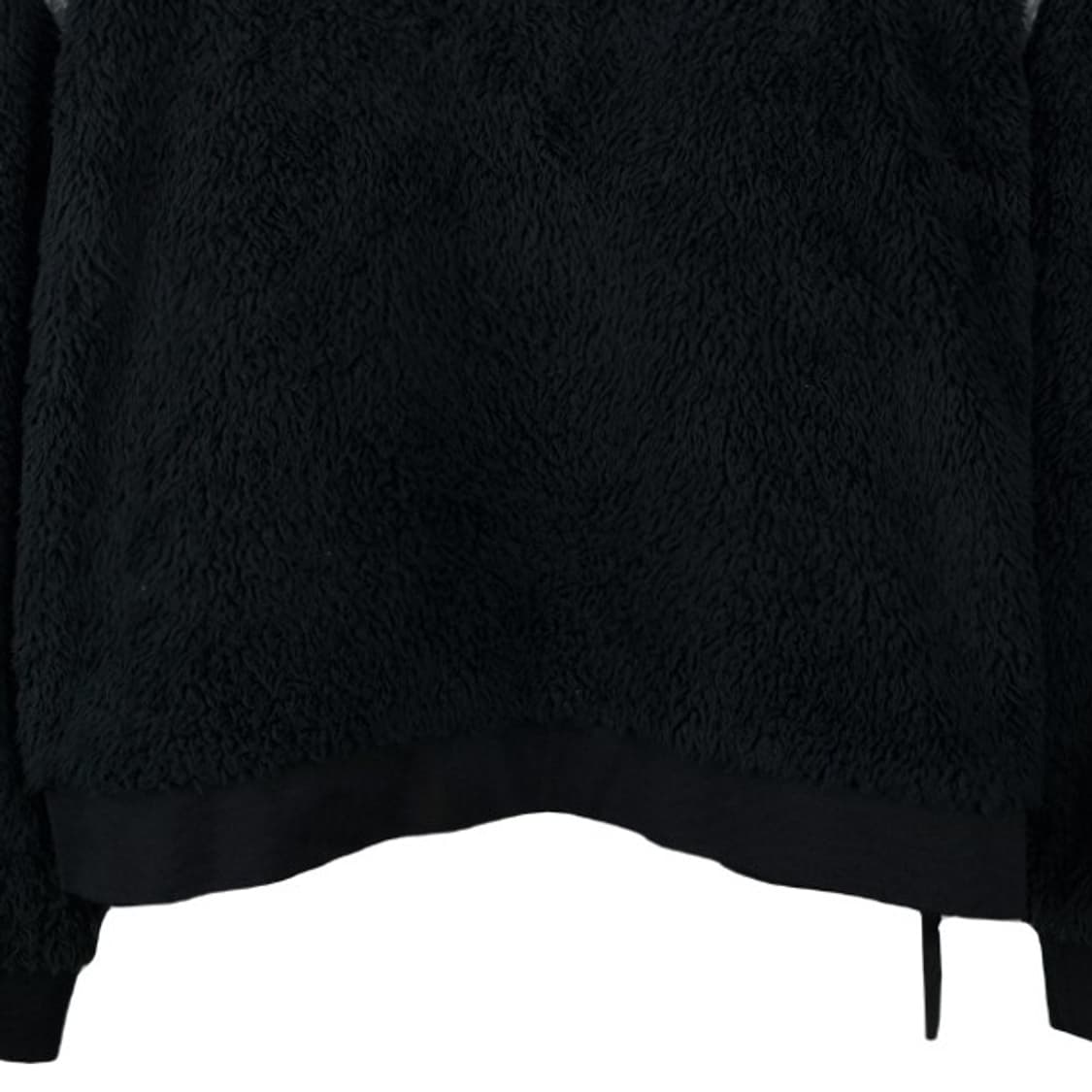 [나이키] 빅로고 자수 오버핏 쉐리파 후리스 맨투맨 블랙 M19425 상품이미지5