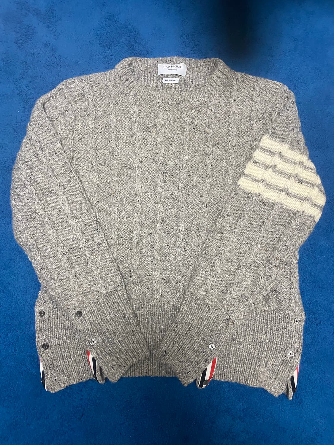 정품 25fw 톰브라운 케이블 니트 상품이미지1