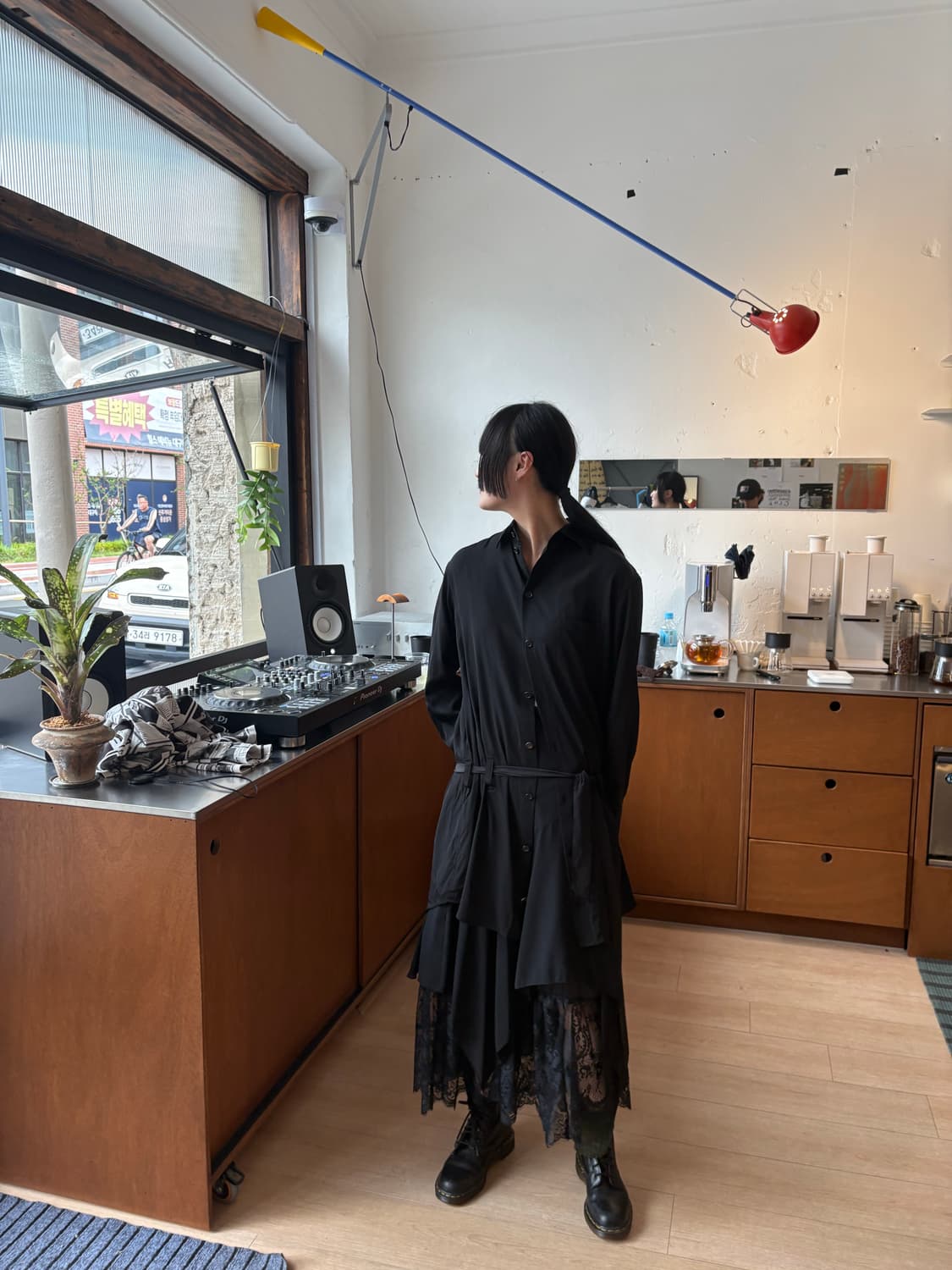 YOHJI YAMAMOTO NOIR Black Strap Onepiece 상품이미지1
