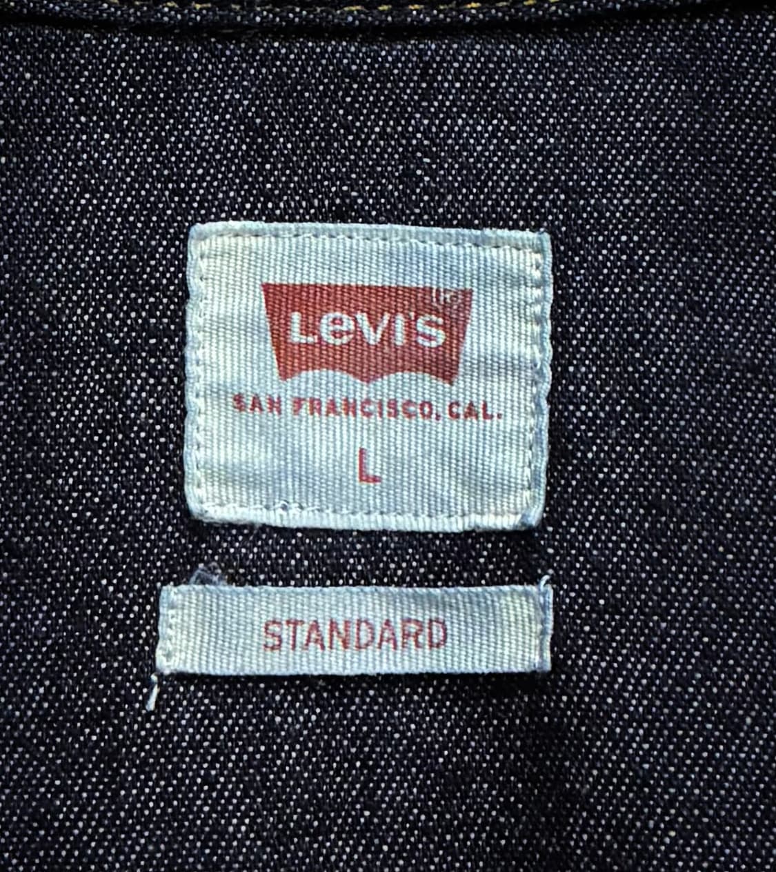 (L/105)리바이스 데님 투포켓 웨스턴셔츠 데님셔츠 levis 상품이미지9