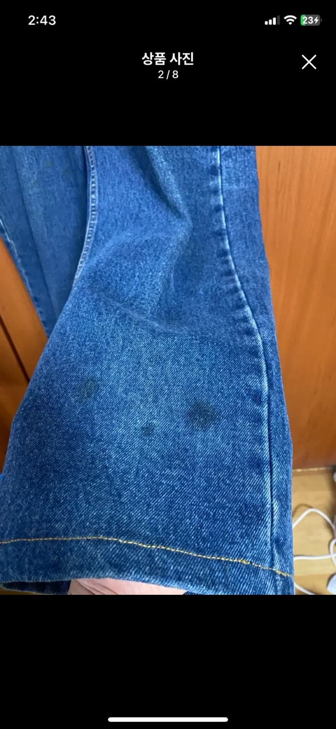 [POLO] 폴로진스 릴렉스드핏 데님팬츠 34사이즈 상품이미지2