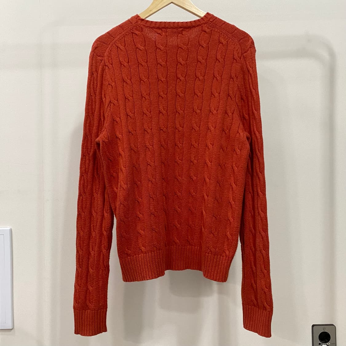 폴로 랄프로렌 신형 케이블 코튼 니트 오렌지 상품이미지2