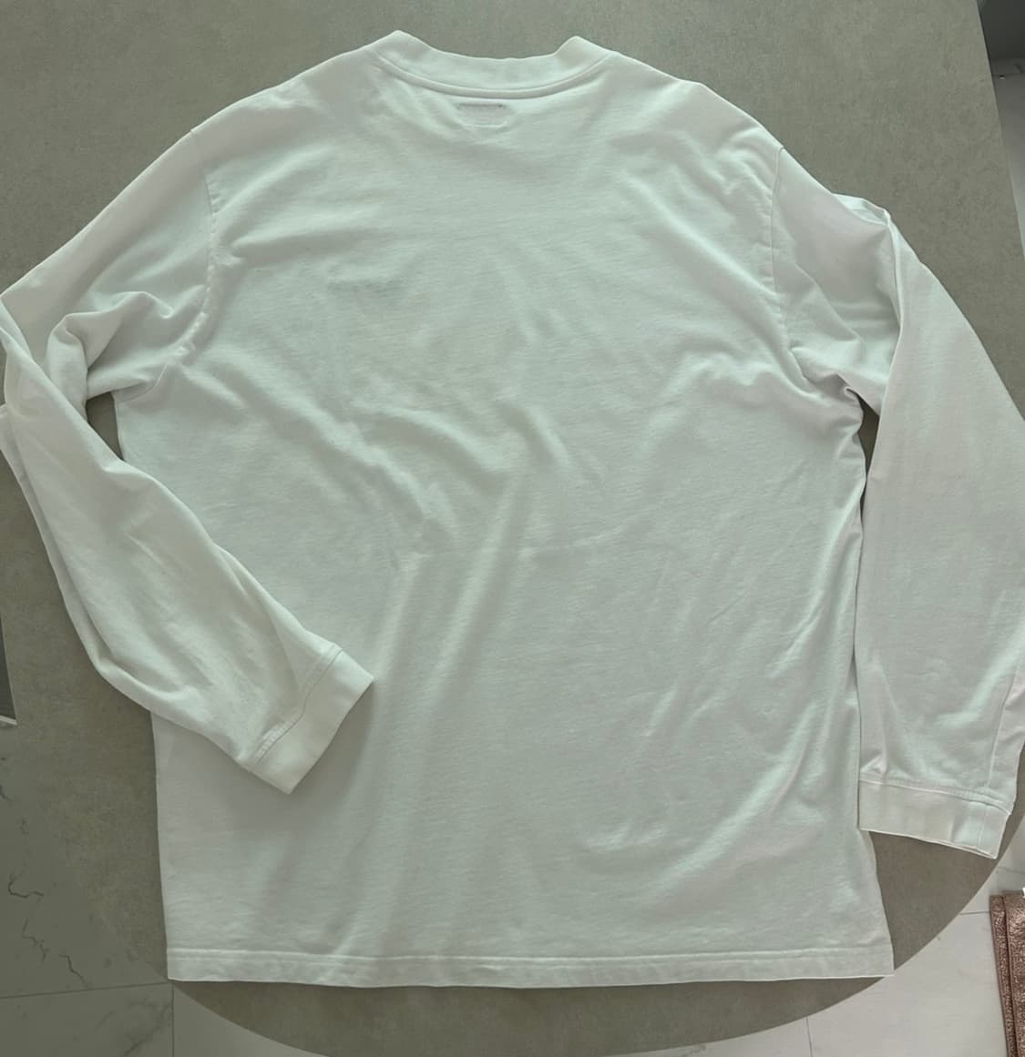 슈프림 모크넥 롱슬리브 화이트 에 상품이미지2