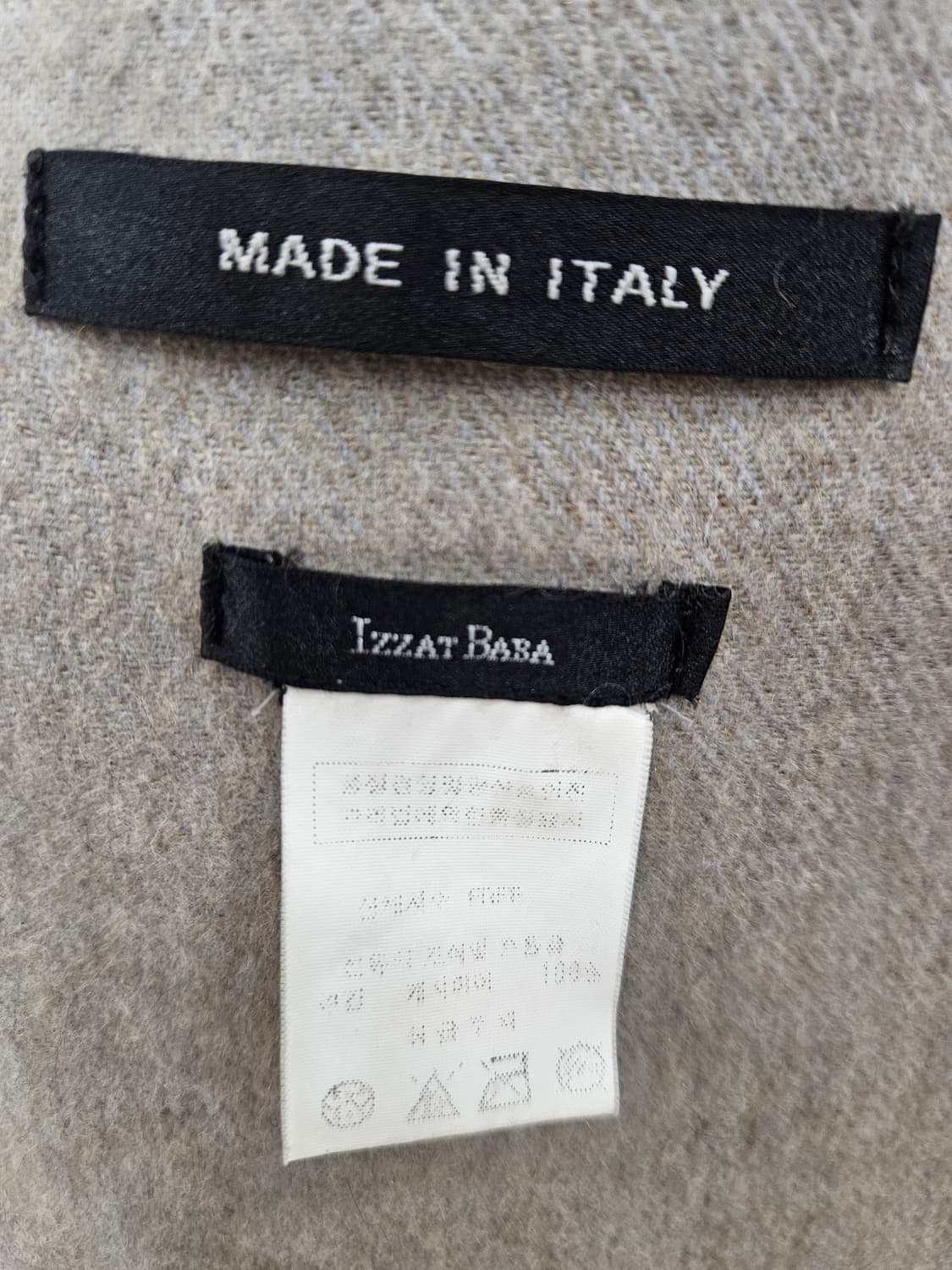 IZAT BABA 캐시미어 100% 머플러, made italy 상품이미지3