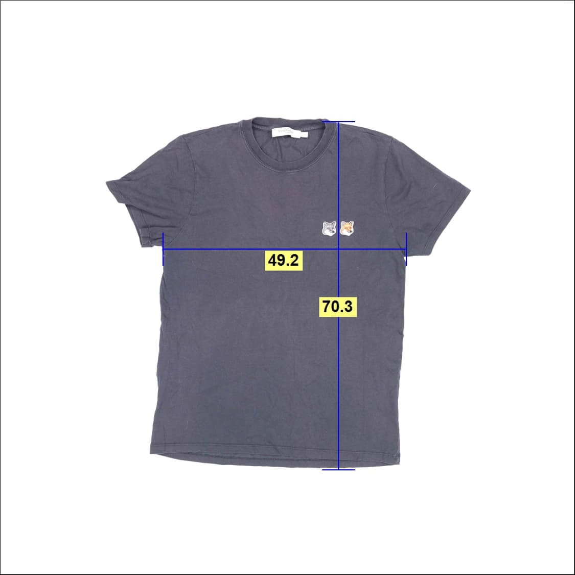 S 메종키츠네 폭스 반팔 티 0428H 상품이미지6