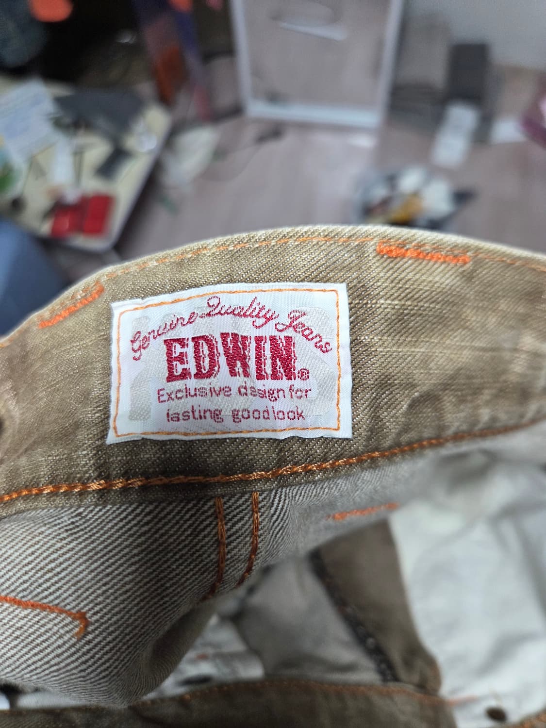 Edwin 브라운데님팬츠 상품이미지5