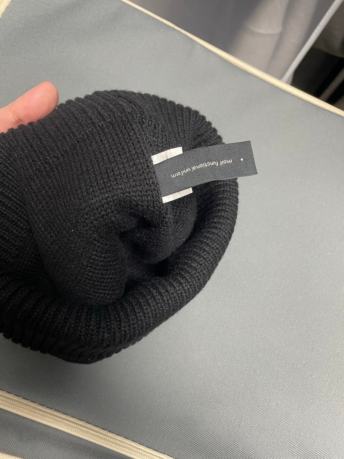 모이프 유니폼 비니 블랙 상품이미지6