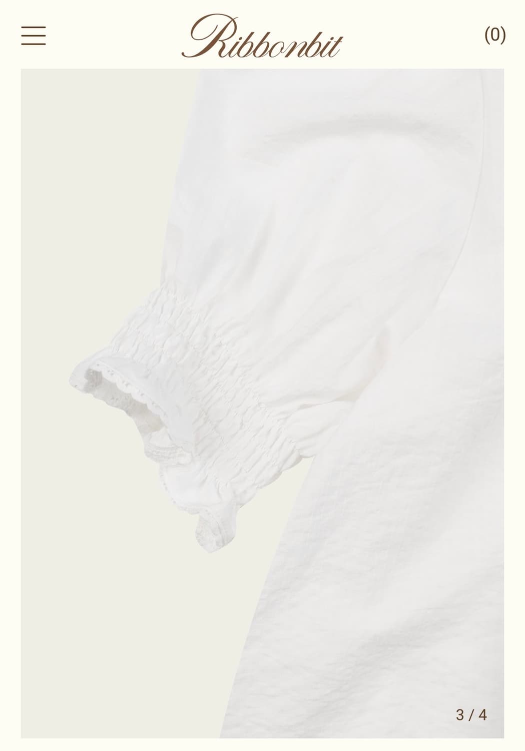 리본빛 Rosie Ruffle Blouse 상품이미지6