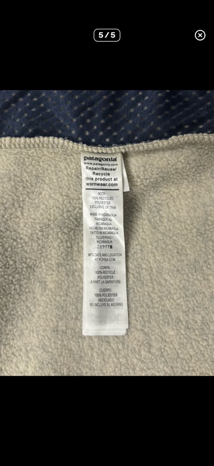 파타고니아 신칠라 플리스자켓 상품이미지4