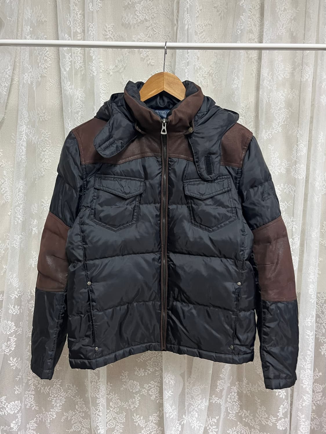 100) 코오롱 시리즈 누오보 덕다운 패딩 자켓 상품이미지1