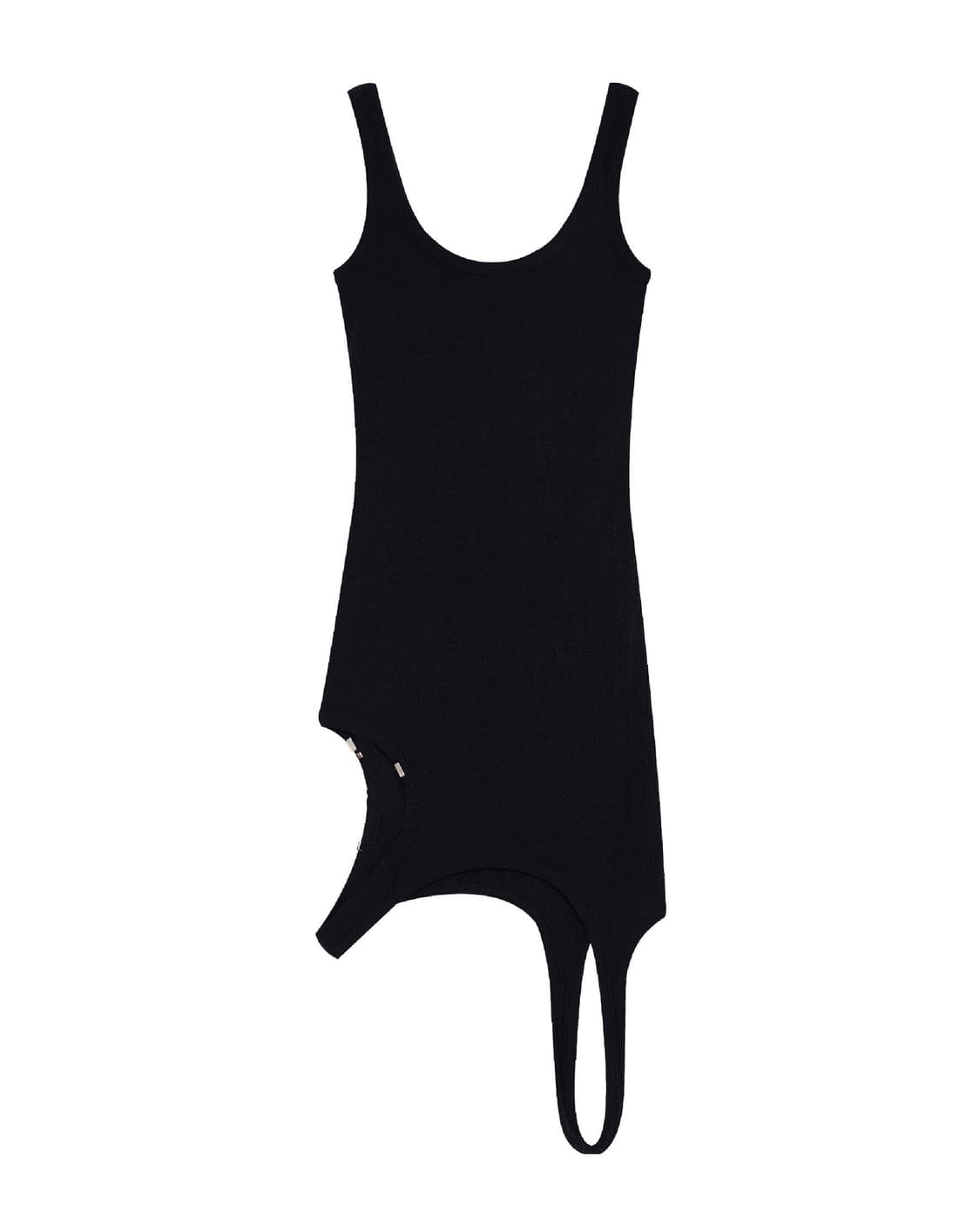 본네 asymmetric dress black 상품이미지2
