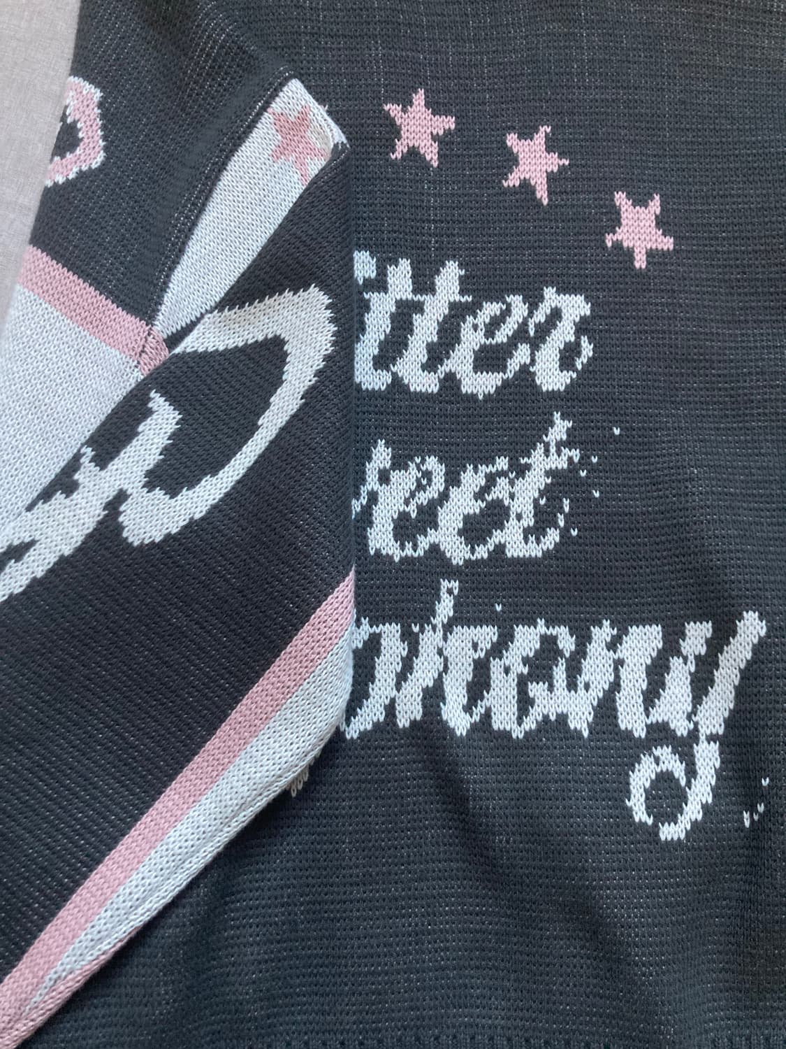 카비시 레이싱팀 니트 집업 차콜 상품이미지6