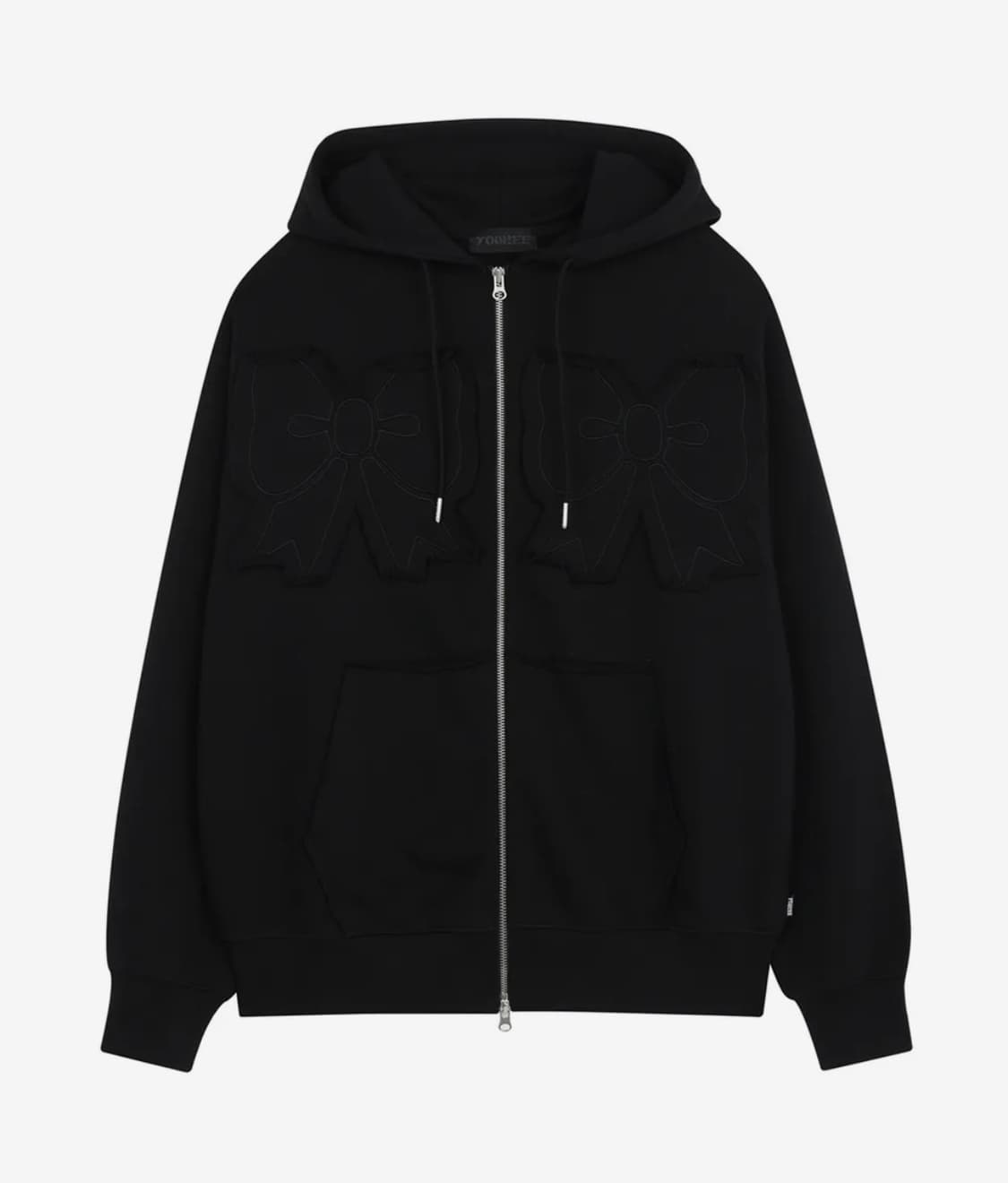 유희 YOUHEE RIBBON HOOD ZIP-UP free 상품이미지2