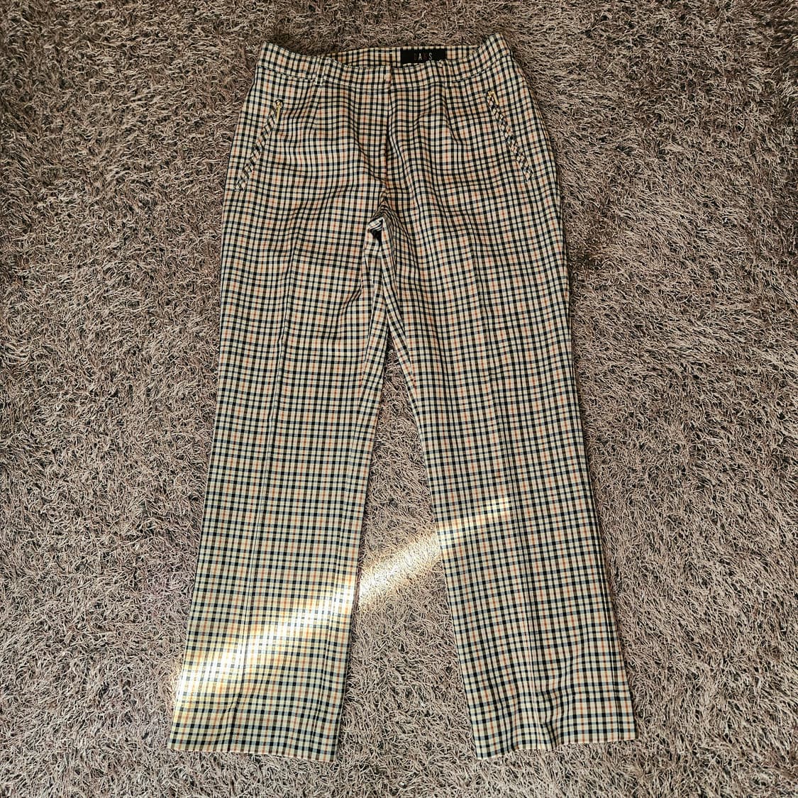닥스(Daks) 빈티지 시그니쳐 체크 슬렉스 38size 상품이미지1