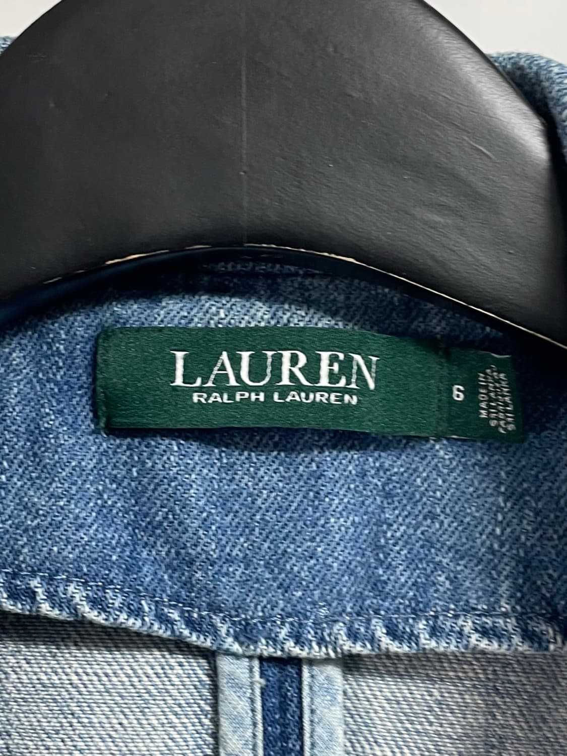 로렌 랄프로렌 우먼스 데님 싱글 블레이저 (on.39) 상품이미지6