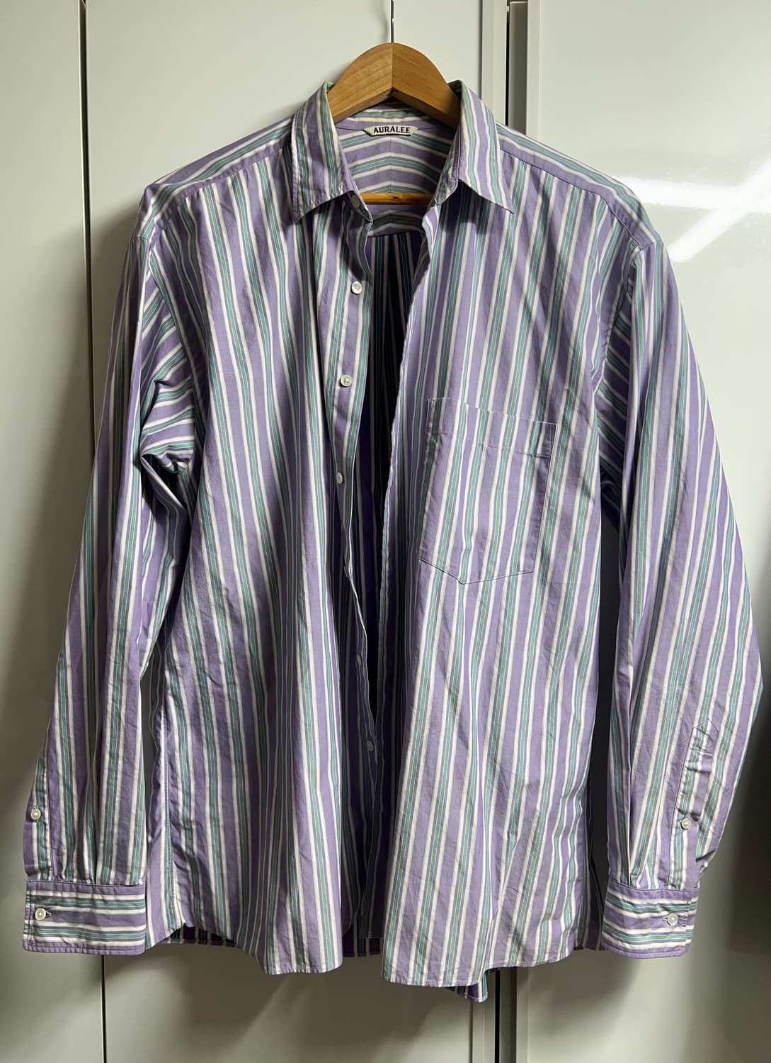 오라리 스트라이프 셔츠 상품이미지1