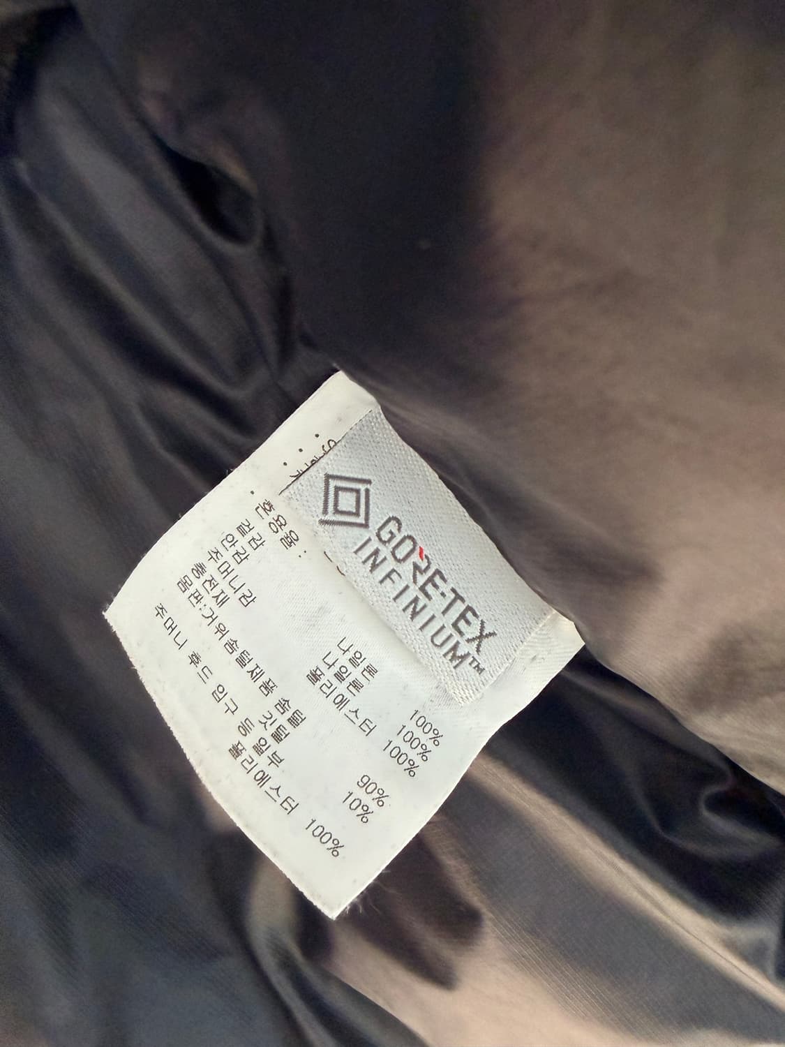뉴발 이스트로그 고어택스 다운파카 xl 상품이미지3