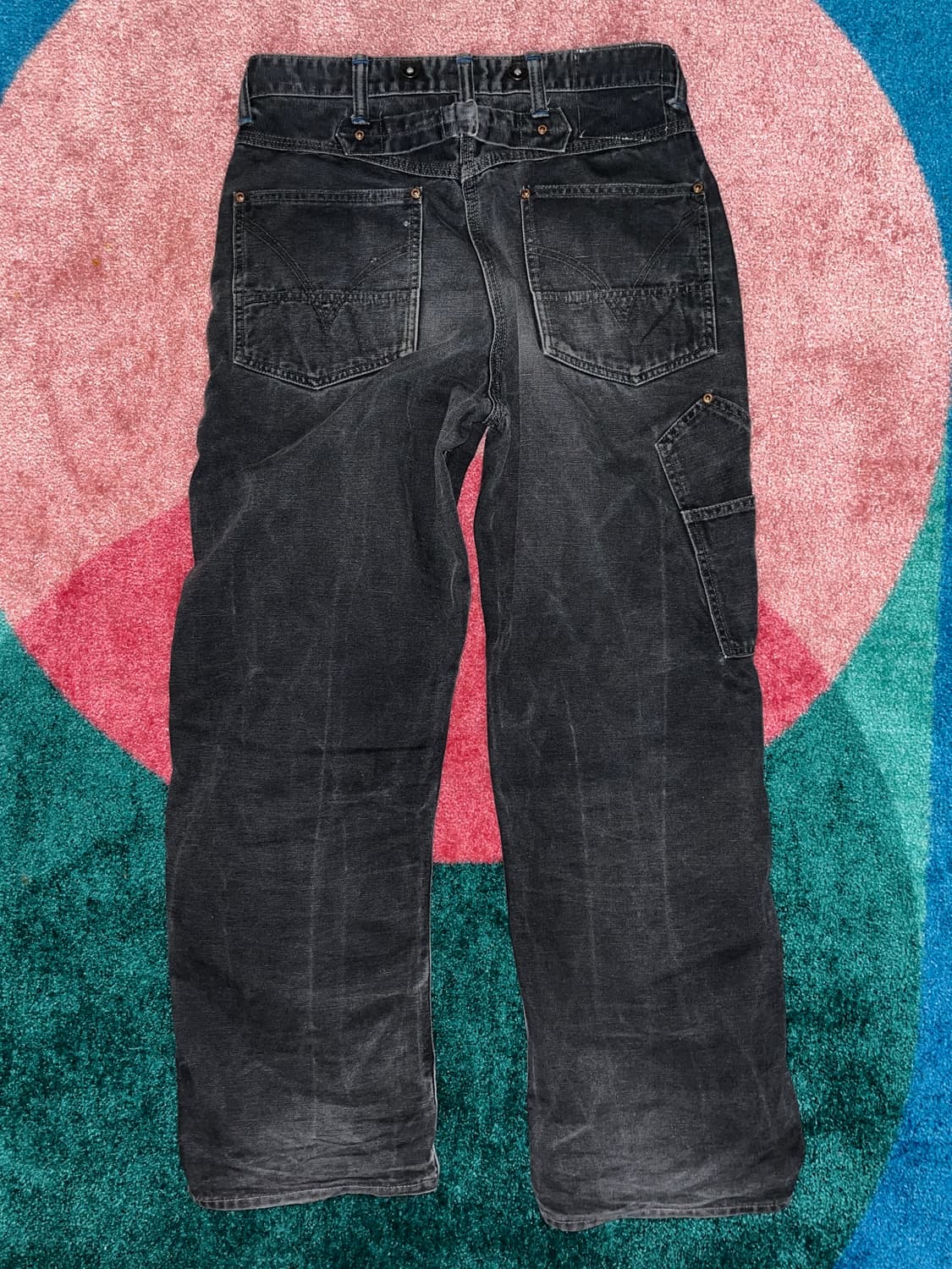 리얼맥코이 다크그레이 카펜터 워크팬츠 상품이미지4