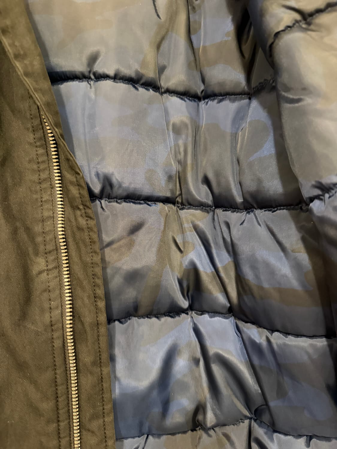 캉골 스트릿 누빔 점퍼 L 블랙 상품이미지4