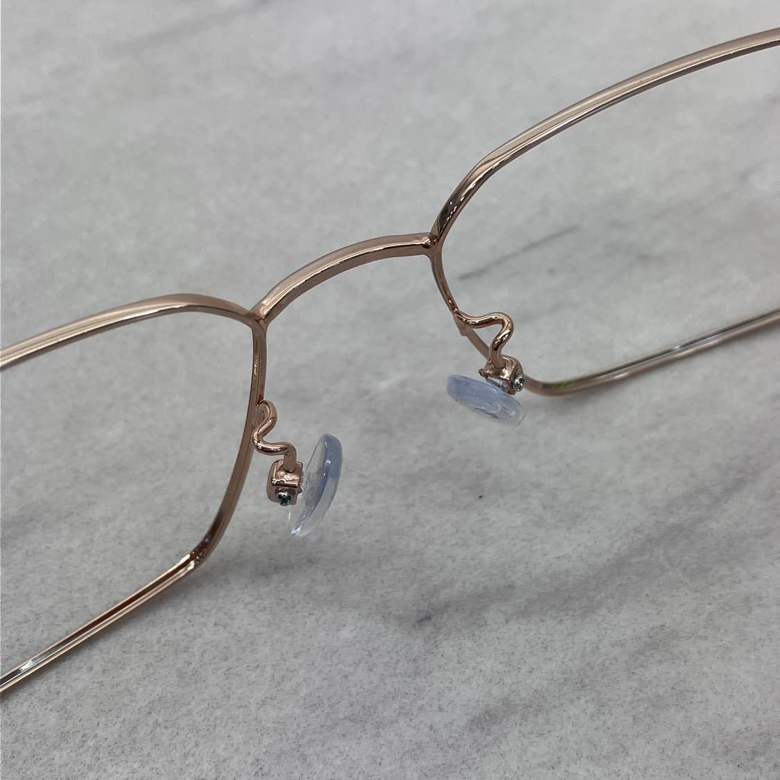 C52 PBL 골드 스퀘어 메탈테 안경 상품이미지4