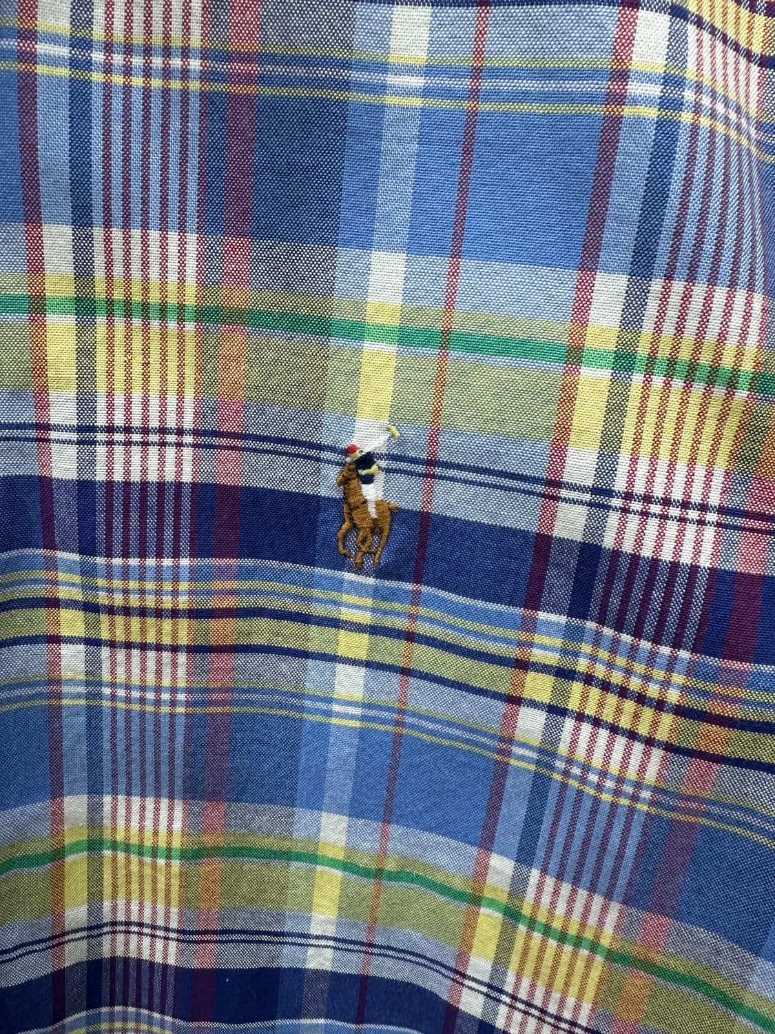 폴로 랄프로렌 멀티컬러 체크 셔츠 S 상품이미지5