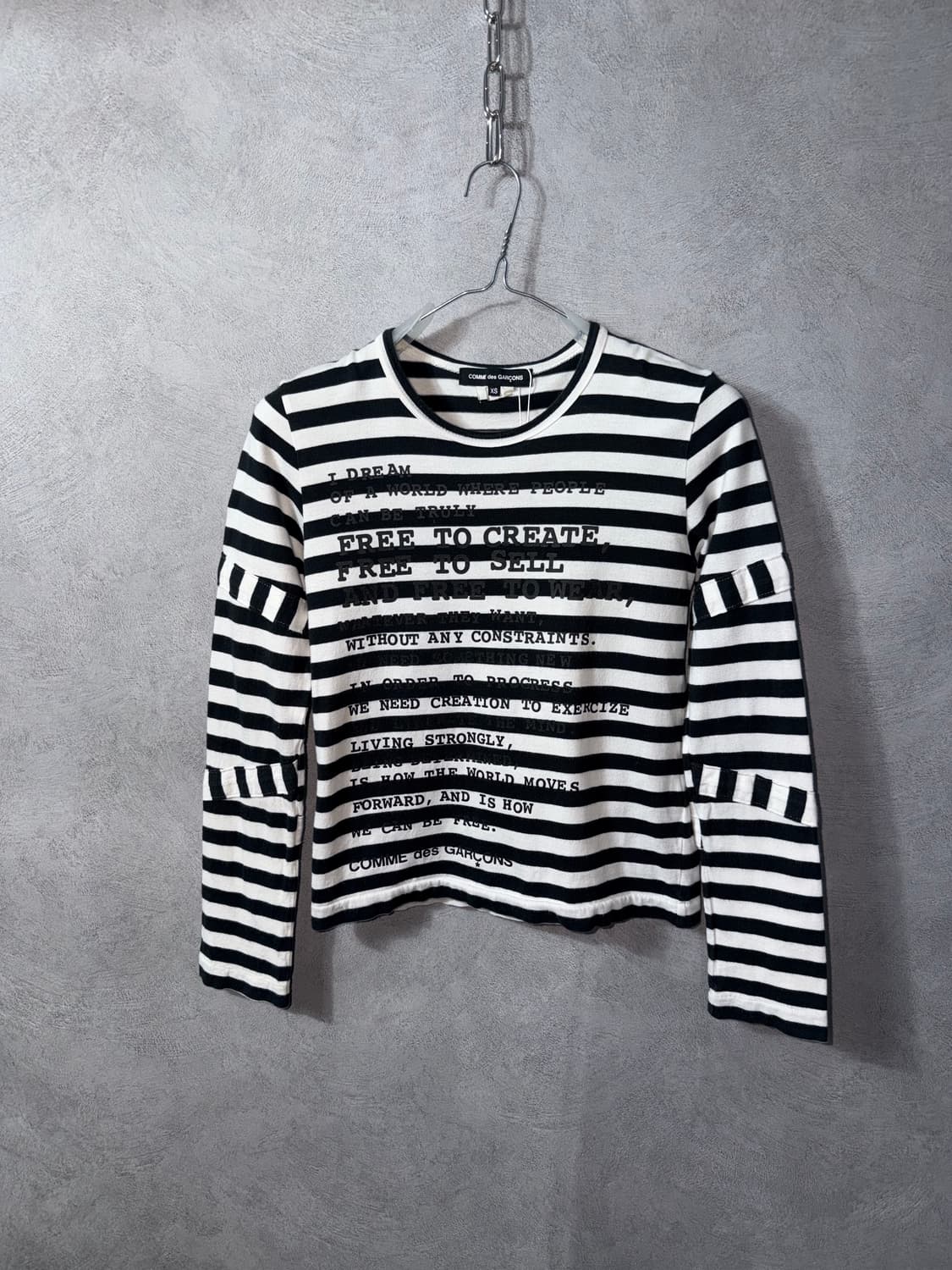 COMME des GARÇONS Border long sleeve  상품이미지2