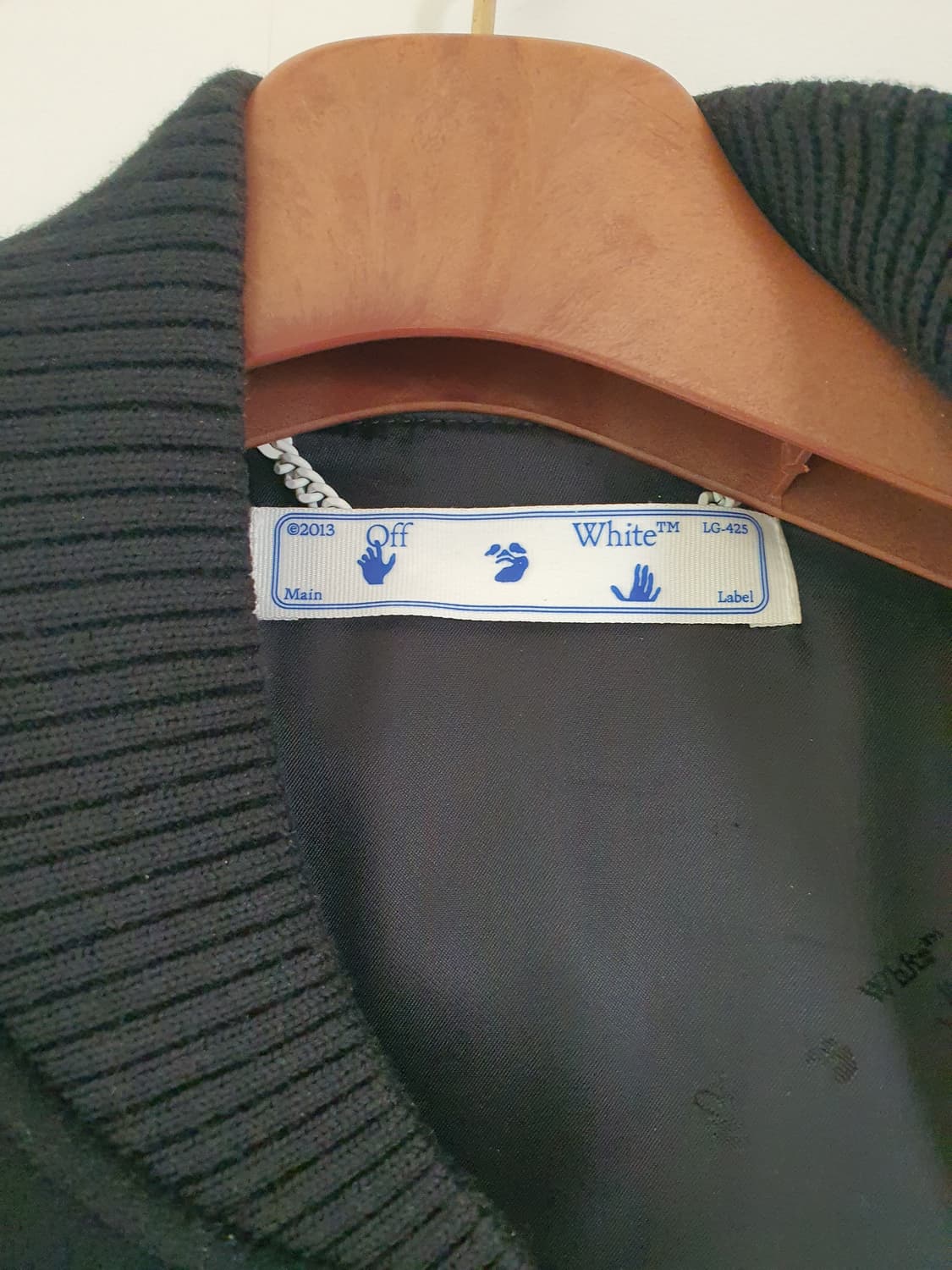 오프화이트 디아그 바시티 남성 봄버자켓 상품이미지4