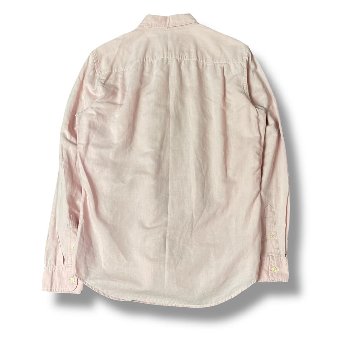 GAP 갭 스탠다드핏 린넨코튼 핑크 셔츠 S 상품이미지2