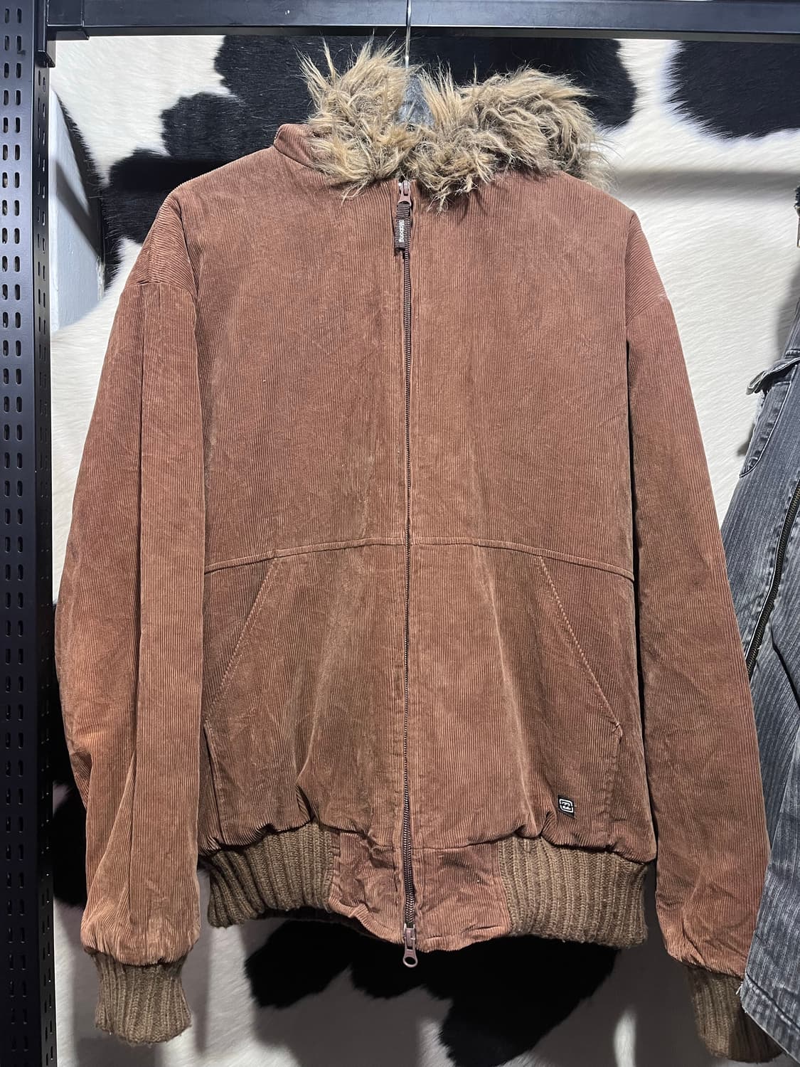 빌라봉 코듀로이 투웨이 퍼 후드자켓 상품이미지3