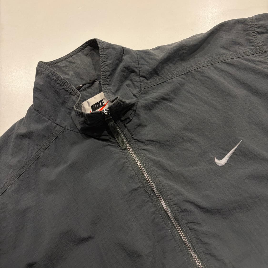 [XL] 90s 나이키 빈티지 저스트두잇 바람막이 그레이 C649 상품이미지3