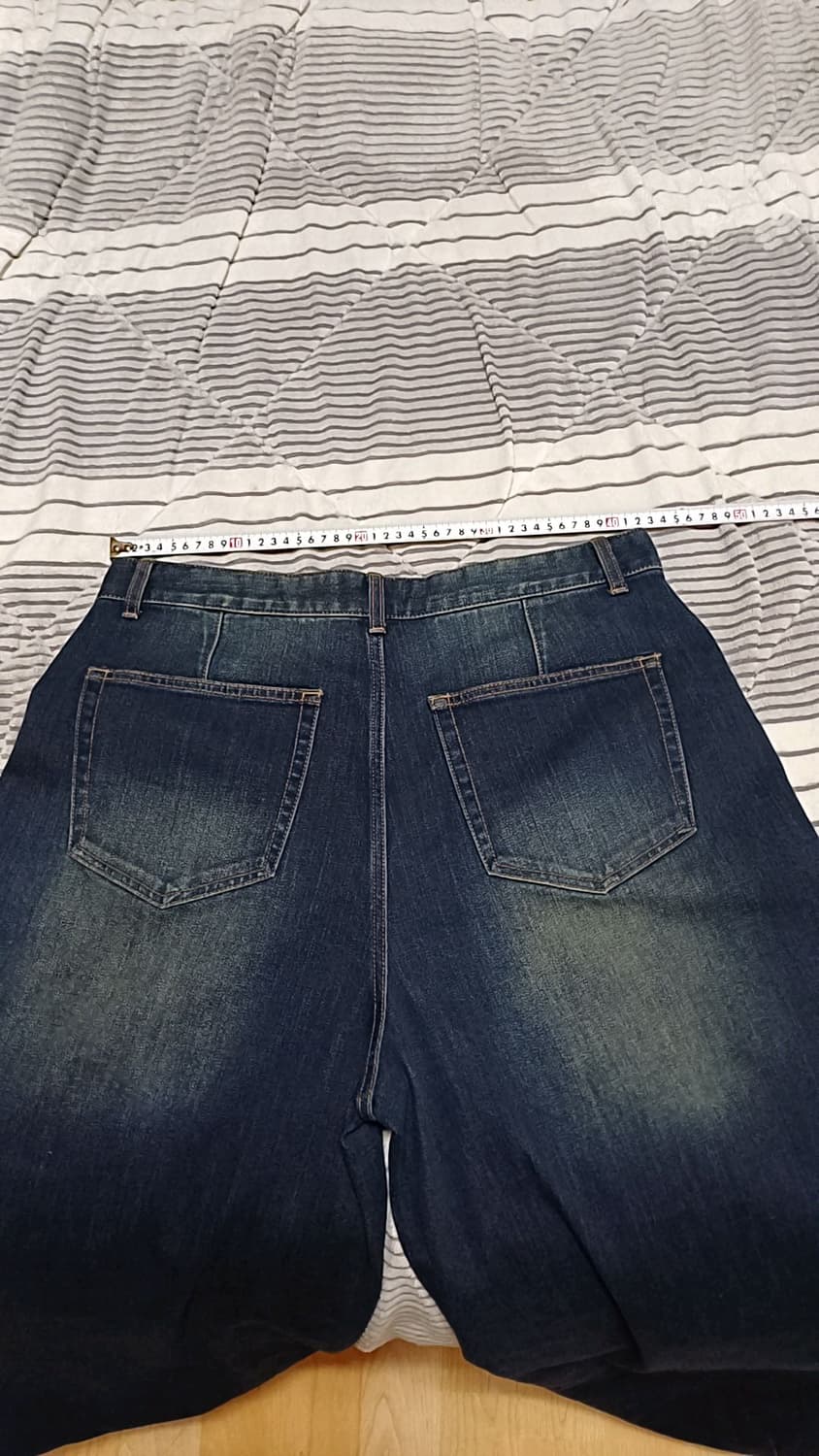 무신사 미사용 벌룬데님팬츠 33인치 기장112 상품이미지7