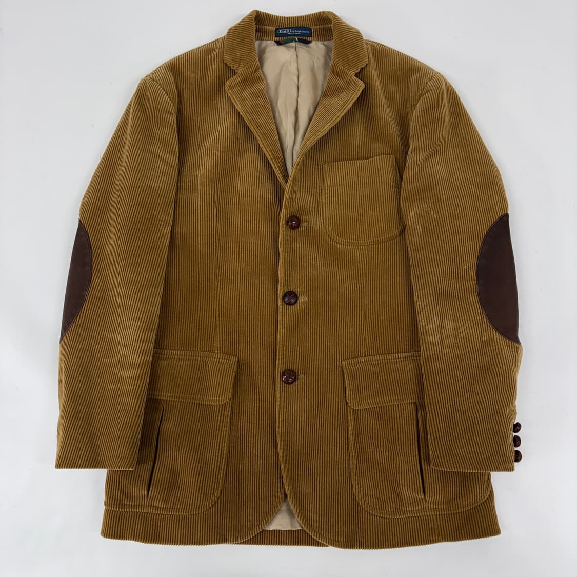 폴로 코듀로이 레더 패치 블레이저 자켓 상품이미지1