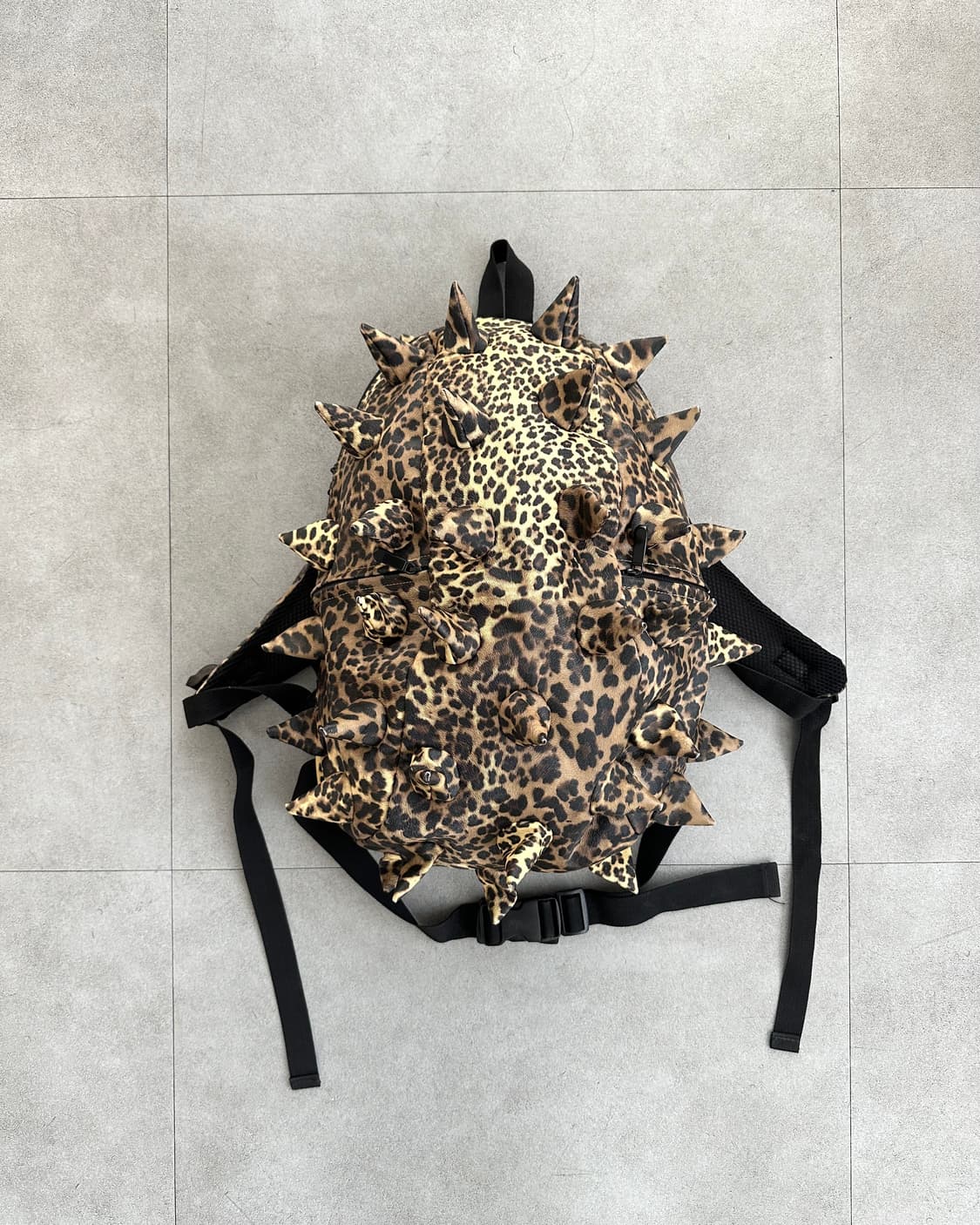 JPN VTG 레오파드 터틀 스파이크 백팩 상품이미지2