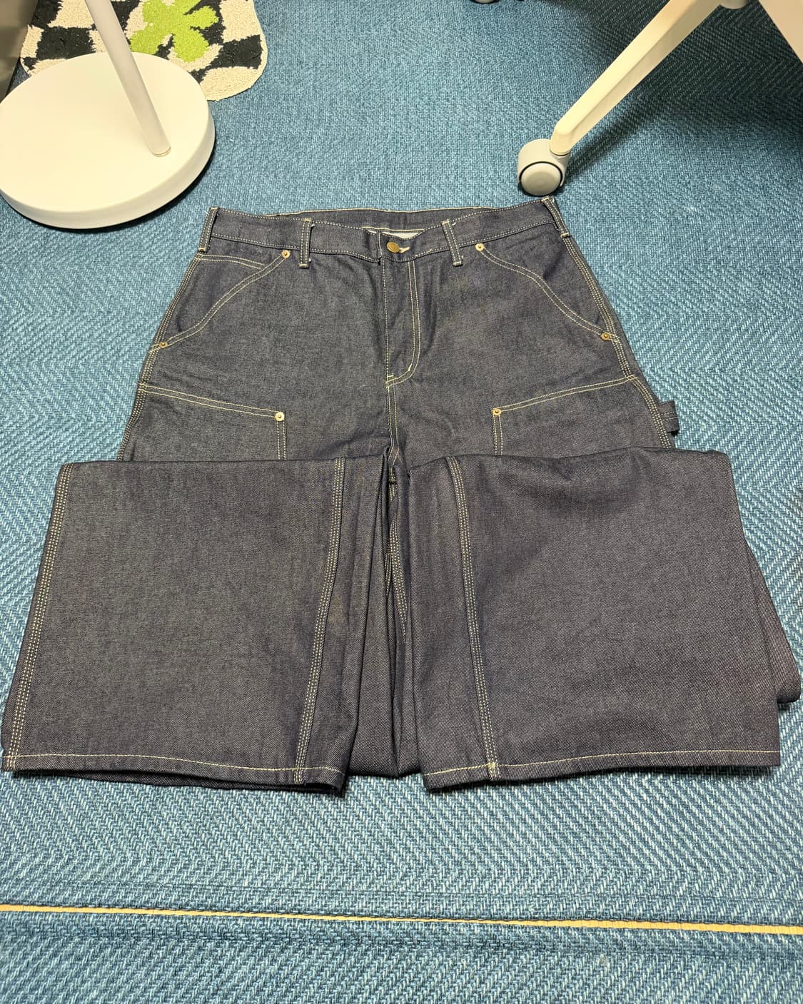 emostanceclub 재패니스 와이드 배기진 2사이즈 상품이미지3