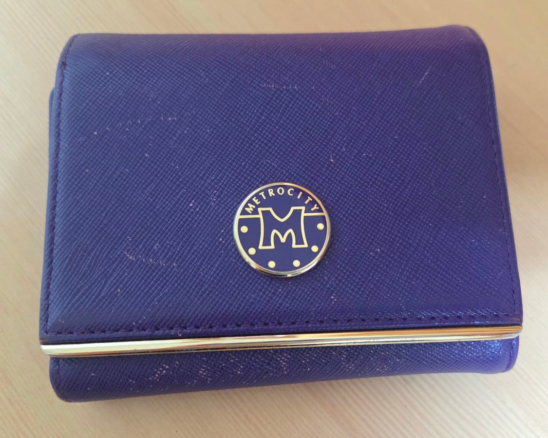 메트로시티 지갑 퍼플 상품이미지1