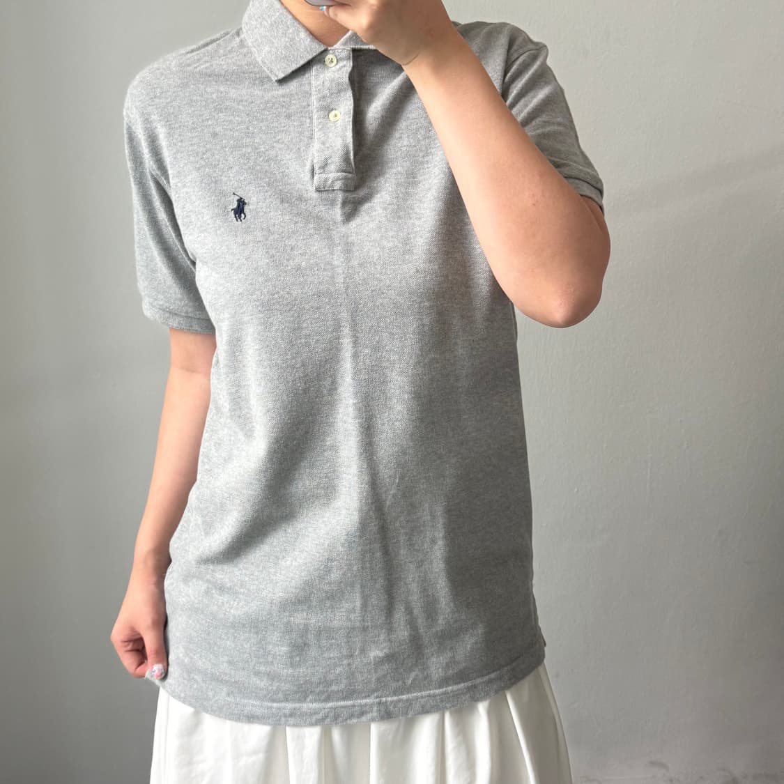 [XL] 폴로 커스텀핏 그레이 카라 반팔티 상품이미지2