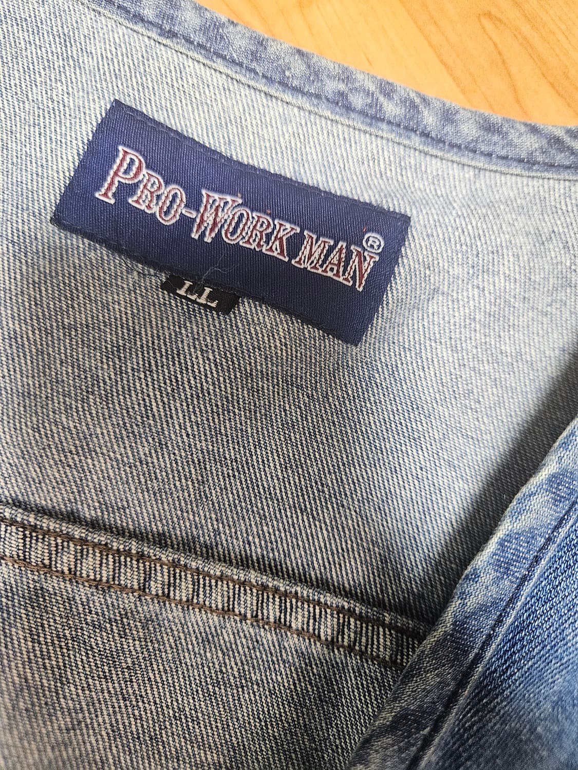 청조끼 데님베스트 상품이미지5