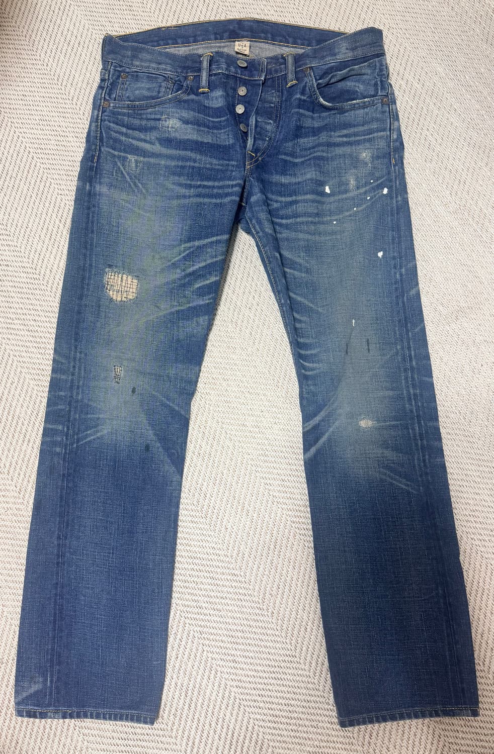 더블알엘 2011출 오리지널 디스 워싱 스트레이트 셀비지 상품이미지1