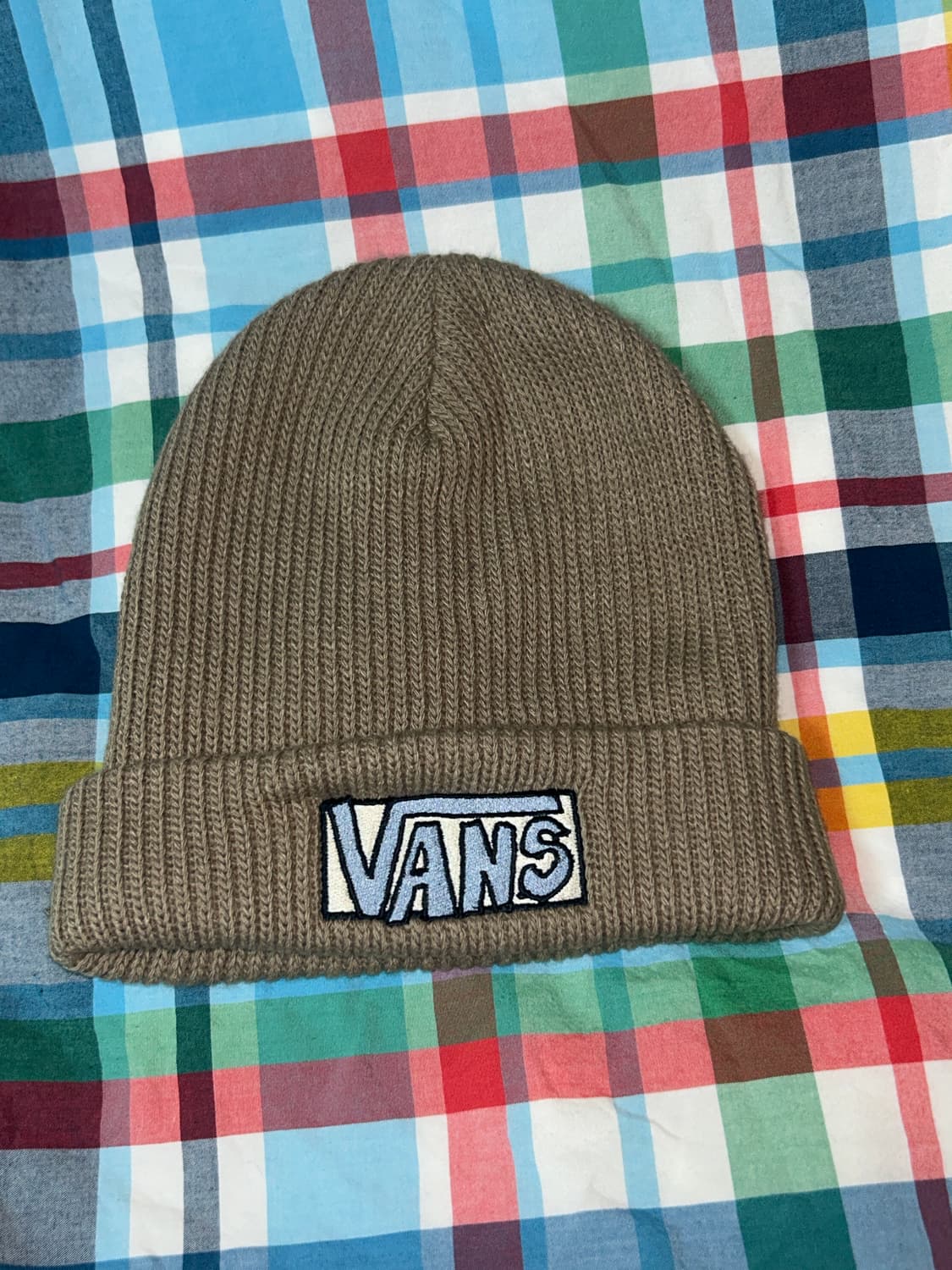 Vans 반스 베이지 비니 모자 상품이미지1