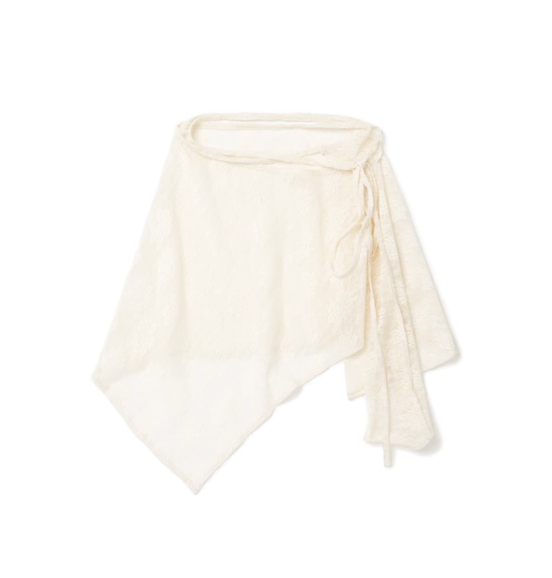 밀로우먼 레이스 랩 스커트 아이보리 상품이미지2