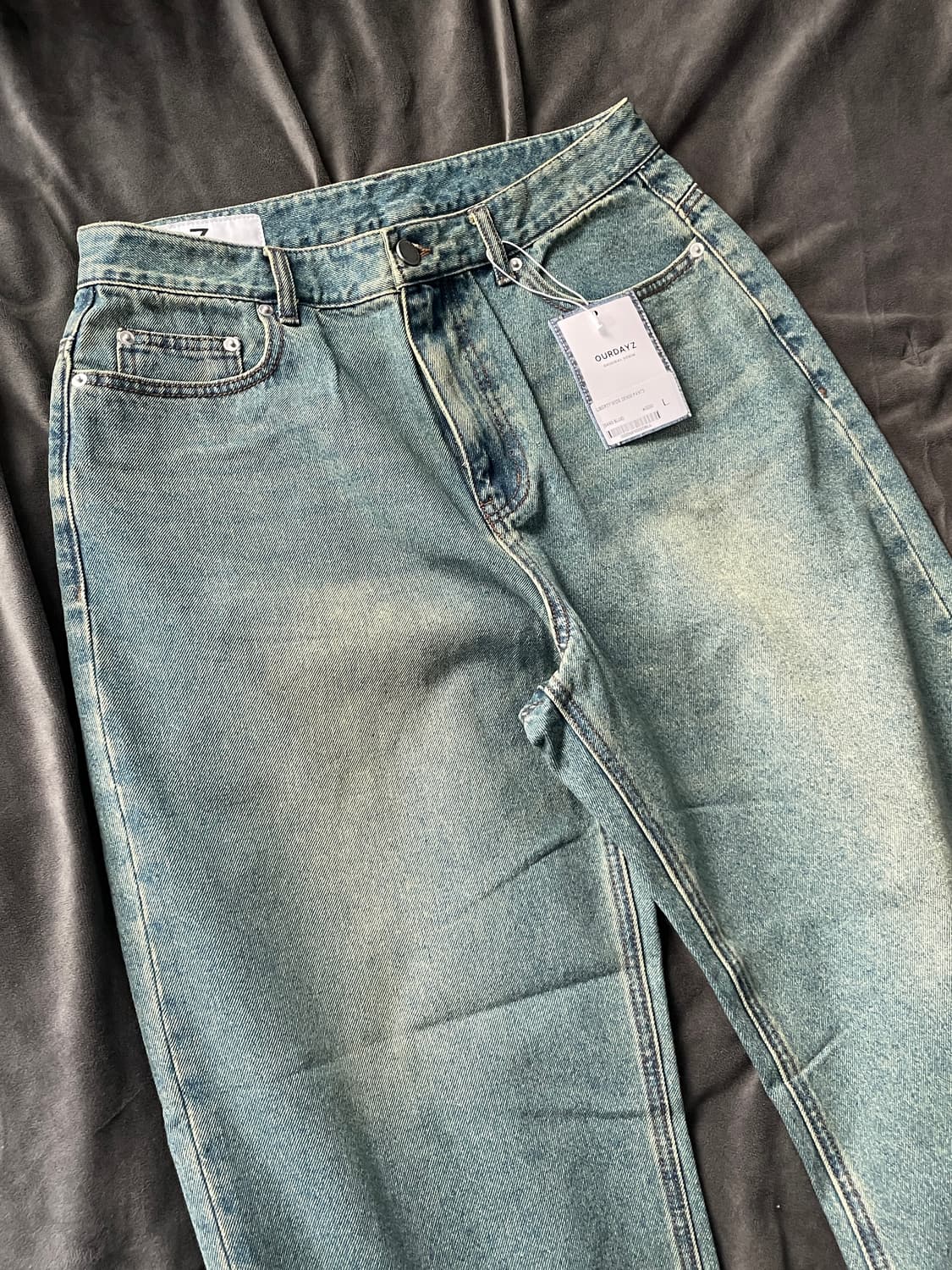 OURDAYZ 리버티 와이드 데님 L 러스티 블루 택포함 새상품 상품이미지1